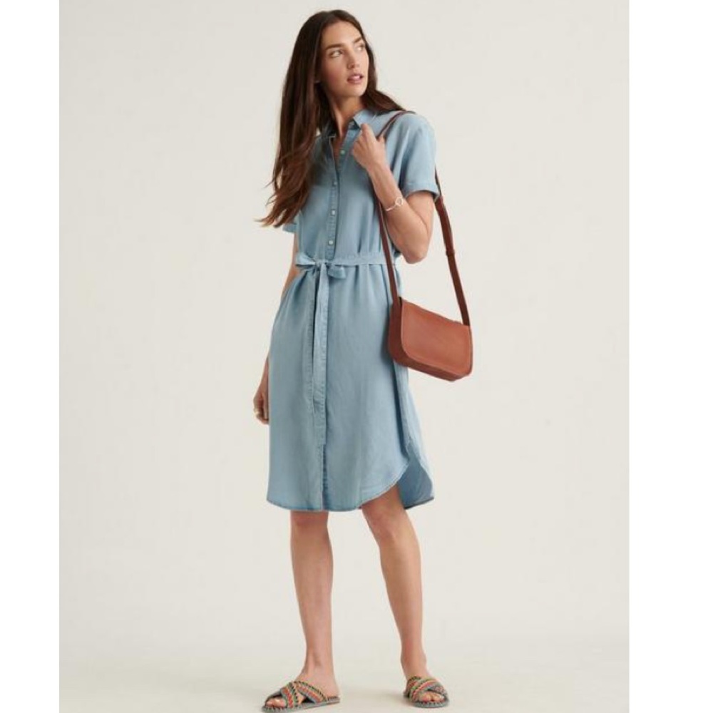 Lucky Brand // NWT Avalon denim shirt dress